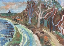 Ölbild Ostseeküste