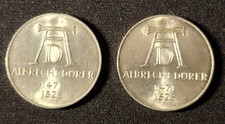 2x 5 DM Gedenkmünze Silber -