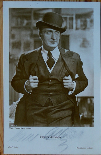 Hans albers original - original, signiert