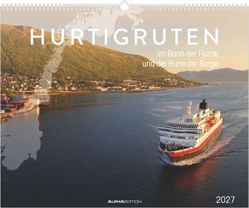 Hurtigruten 2027 wandkalender - hurtigruten,
