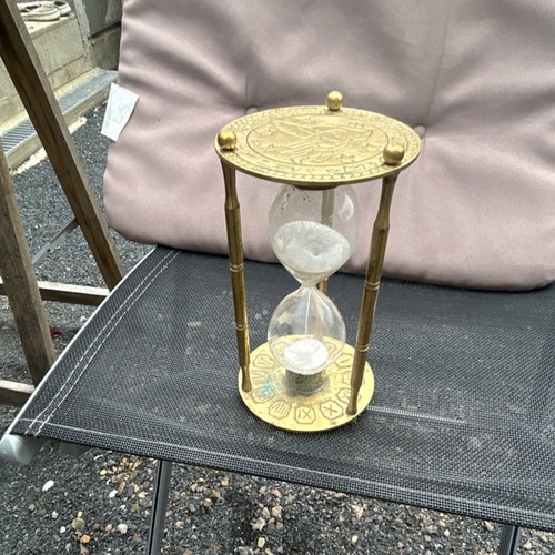 Sanduhr aus glas metall - sanduhr,