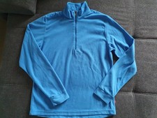Medico Fleecepullover Midlayer Troyer Shirt Half Zip Shirt Outdoor Blau S Herren