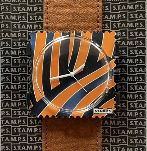 Stamps uhr blue - uhr:, mit