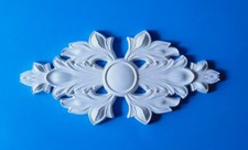 Gips Stuck Element "Elfenkrone" Ornament Relief Stuckdekor Verzierung Stuckdecke