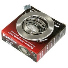 ✋ 12V Sets Einbaustrahler Spot Tom + MR16 Fassung Niedervolt GU5.3 Einbaurahmen