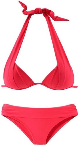 Marken neckholder bikini rot - marken-neckholder-bikini,