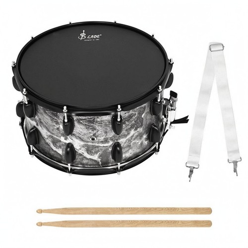 Schwarze snare drum - schwarze, snare-drum