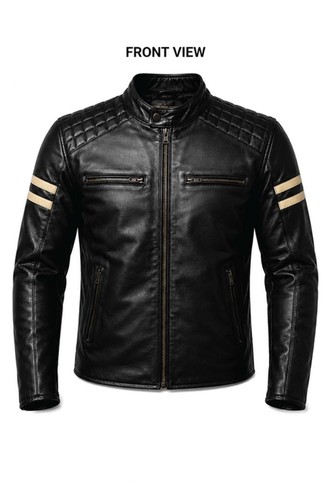 Herren lederjacke cafe - herren,