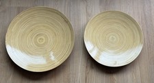 Bambusschalen Set Ø 33 cm & 35 cm – dekorativ & naturbelassen