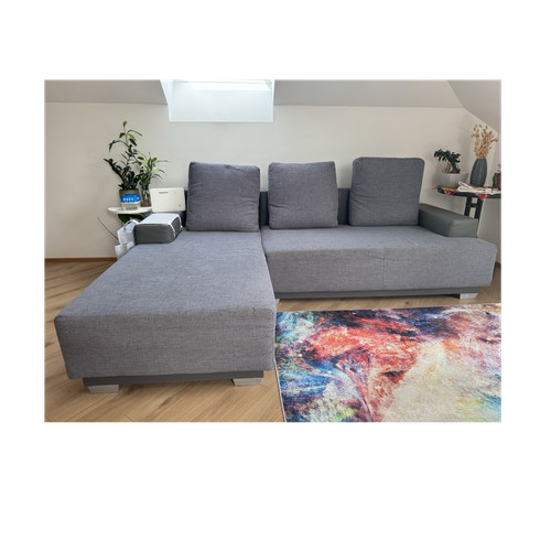 Modernes graues ecksofa mit - modernes,