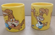 2 Nestle Nesquik - Becher Tasse  in gelb -  0,3 l       S
