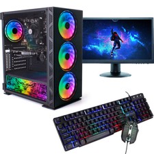 Gaming PC i7 i5 i3 Desktop Gaming Computer PC SSD 16GB RAM RTX 3050 GTX 1660 