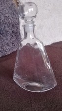 * Glas Flasche Flacon Karaffe - leer befüllbar - 21 cm hoch - SAMMLER *