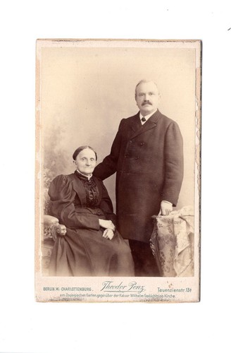 Cdv foto feines paar - cdv, /