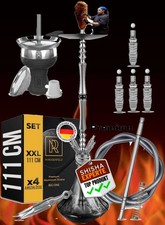 M. ROSENFELD Shisha Set 4 Anschlüsse – Big ONE Set 111 cm