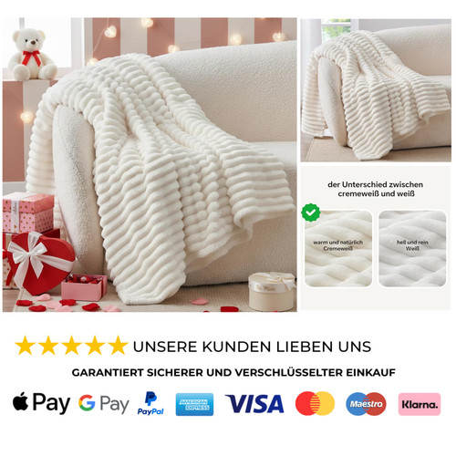 Kuscheldecke flauschig decke - kuscheldecke,