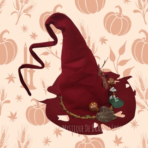 Roter hexenhut halloween - roter,
