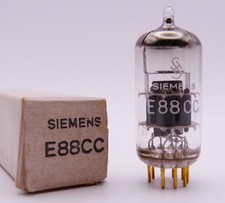 1x SIEMENS E88CC 6922 Grey Shield Röhre NEU OVP / New Old Stock in Box tube