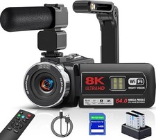 Videokamera 8K Camcorder 64MP