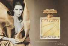 Werbepapier - Advertising Paper - Cristobal de Balenciaga 2 Seiten