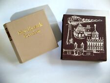 Minibuch Leder Havelbezirk Potsdam, umfangr. Text - und Bildband in hellbraun.