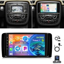 DAB+ 128CB Für Mercedes-Benz R-Klasse W251 R320 Android 15 Autoradio Carplay GPS