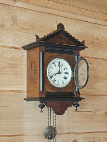 Biedermeier rahmenuhr wanduhr - biedermeier,