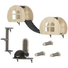 Kletterwand Katzen 7-teilig