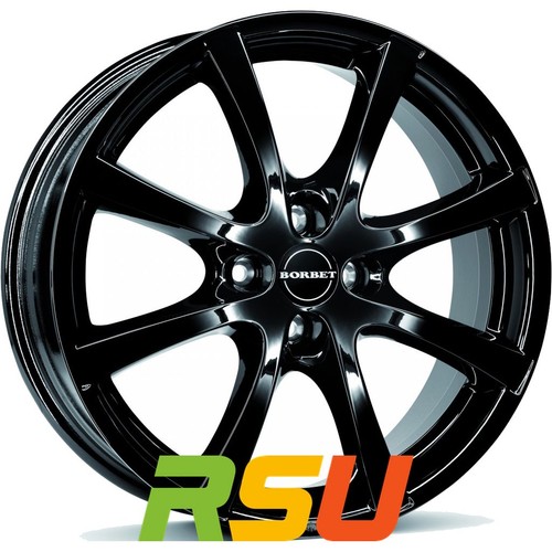 Borbet lv4 black glossy - lv4,
