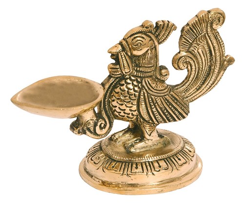 Brass vogel diyas deepak - vogel,