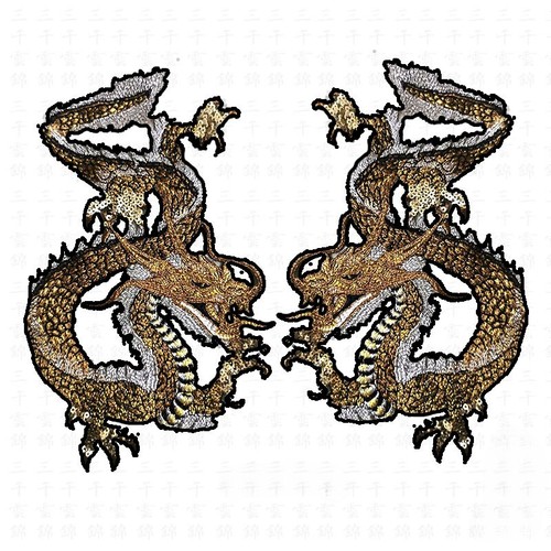 Paar chinesisch hell gold - 1,
