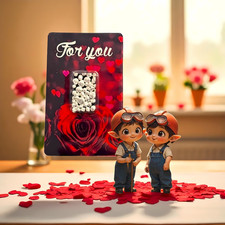 Geschenkkarte "For You" Rote