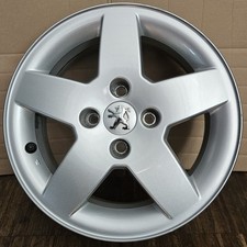 1 original Peugeot 207 15 Zoll Alufelge 6x15 ET23 Monaco 9651016580, 7886