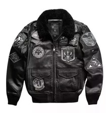 Avirex Herren Lederjacke