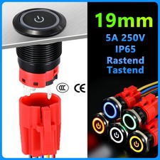 19mm Metall Druckschalter