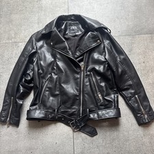 ZARA schwarze PU Bikerjacke Gr m