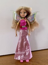 Winx Club Rainbow Mattel Puppe Barbie Flora Dancing Night Tanzende mit Wimpern