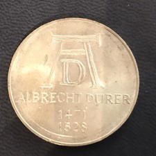 1971 - DM 5,00 Gedenkmünze - 500. Geb. Albrecht Dürer - Silber .625