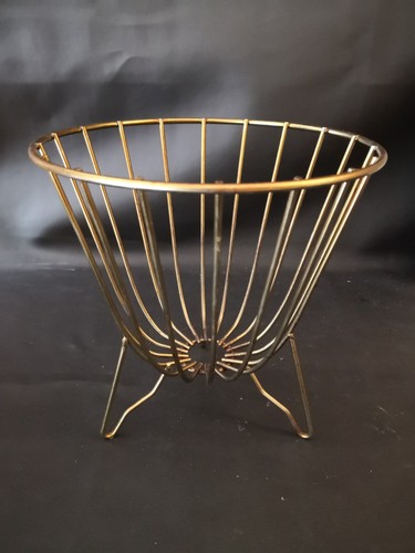 Antiker messing korb art - messing, deco