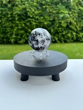 Weiße Mondstein Kugel (ca. 275g, ca. 5,7cm) ohne Halter / Ständer u. Deko