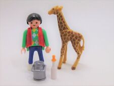Playmobil 3253 s2 Baby Giraffe mit Tierpfleger