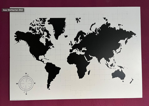 Ikea weltkarten bild - ikea,