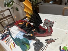Playmobil 5481 Drachen-Kampfschiff & Seeungeheuer 7864 & Piraten 5137