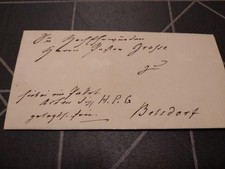 Vorphilatelie Brief ca 1831 nach Bessdorf o. Inhalt Preuss. Siegel Dienstsiegel