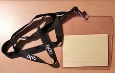 OPTI Schlüsselband Schwarz