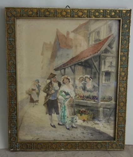 Altes aquarell besonderem - altes,