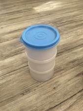 TUPPERWARE D210 STAPELEI 3x 120 ML BLAU VORSPEISEN DESSERTS