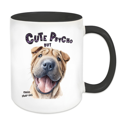 Lustige hunde tasse shar - lustige, shar-pei