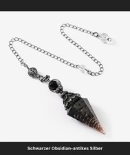 Obsidian Pendel Natürliches