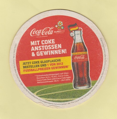 Werbe bierdeckel coaster - werbe,